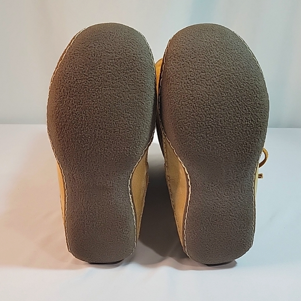 Sorel Tan Winter Boots with Cream Fur - Picture 10 of 12
